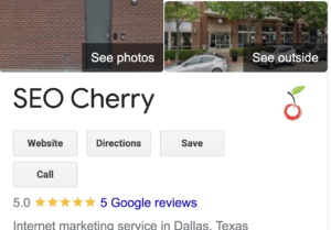 SEO Cherry GBP Page